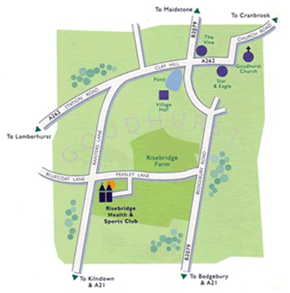 Wealden Martial Arts - Location Map.